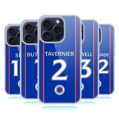 RANGERS FC 2023/24 SPIELER HOME KIT GELHÜLLE KOMPATIBEL MIT APPLE iPHONE/MAGSAFE