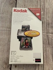 Kodak Easyshare PH-10 Photo Paper Color Ink Print Cartridge Kit 10 Pictures