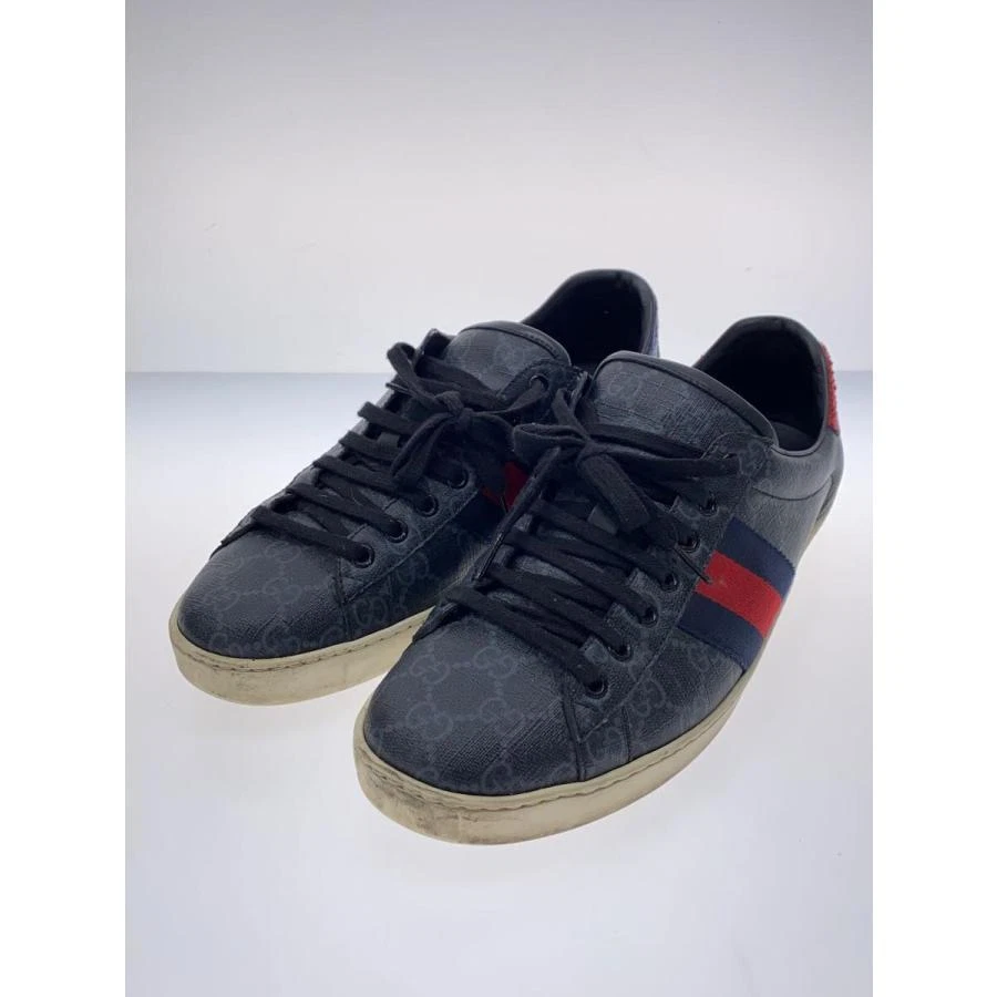 Baskets basses GUCCI 6 noires PVC 429445 taille 9 occasion avec boite