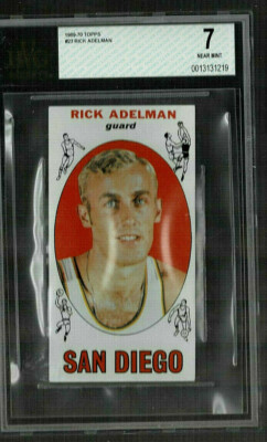 Rick Almand Rockets 1969/70 TOPPS #23 SAN DIEGO ROCKETS RICK ADELMAN RC BGS BVG 7 | eBay