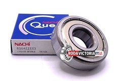 NACHI 6304 ZZ C3 Deep Groove Ball Bearing, Metal Shielded 20x52x15 mm