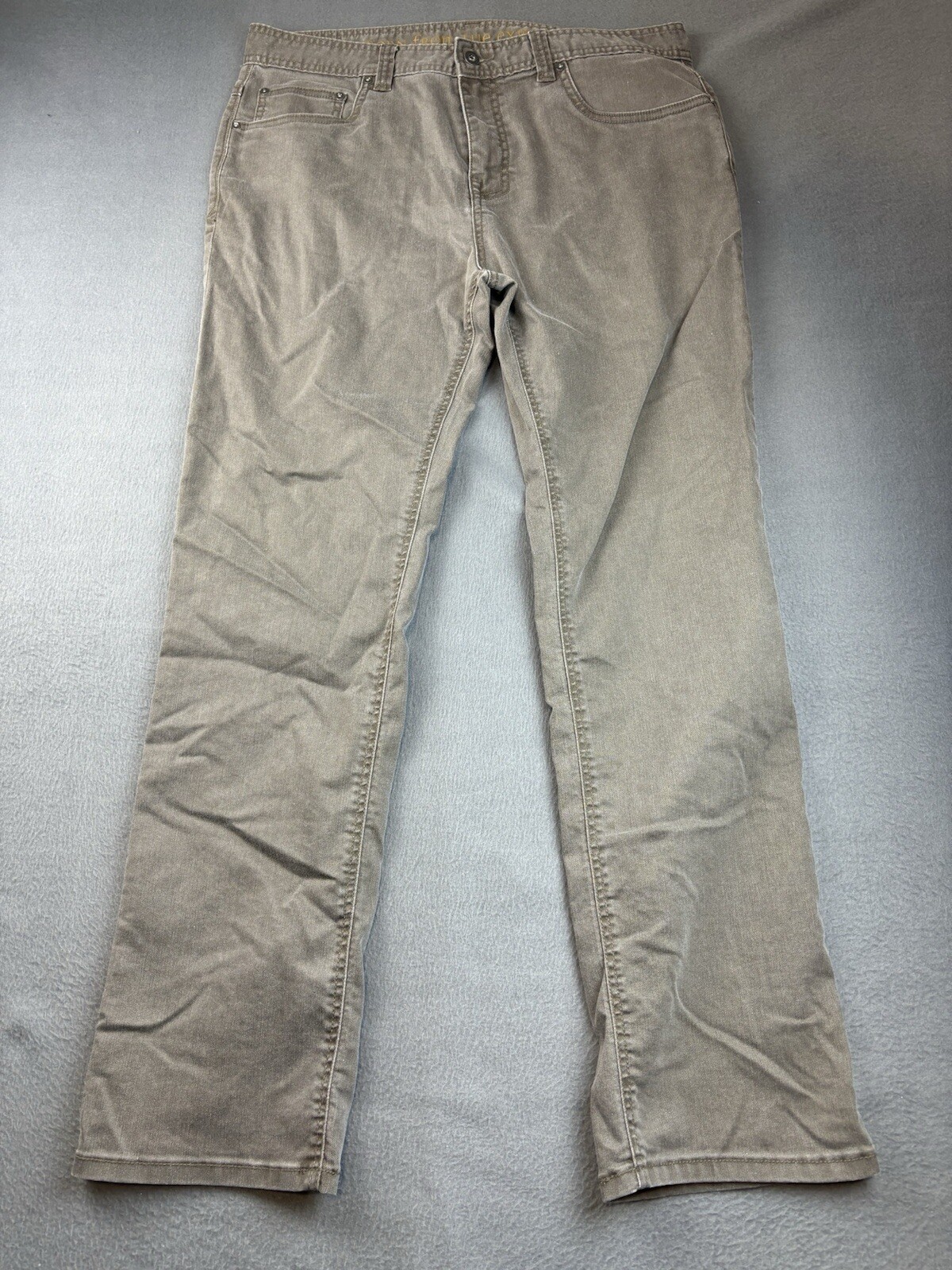 S Jeans Bridger Slim Fit Mud Brown Denim Straight Leg  36x32