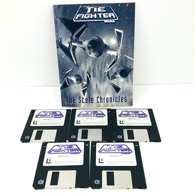 Star Wars Tie Fighter game for PC IBM on 3.5'' floppy disks