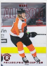 2021/22 FLEER ULTRA..WADE ALLISON..ROOKIE..RED FOIL../91..CARD # 229..FLYERS