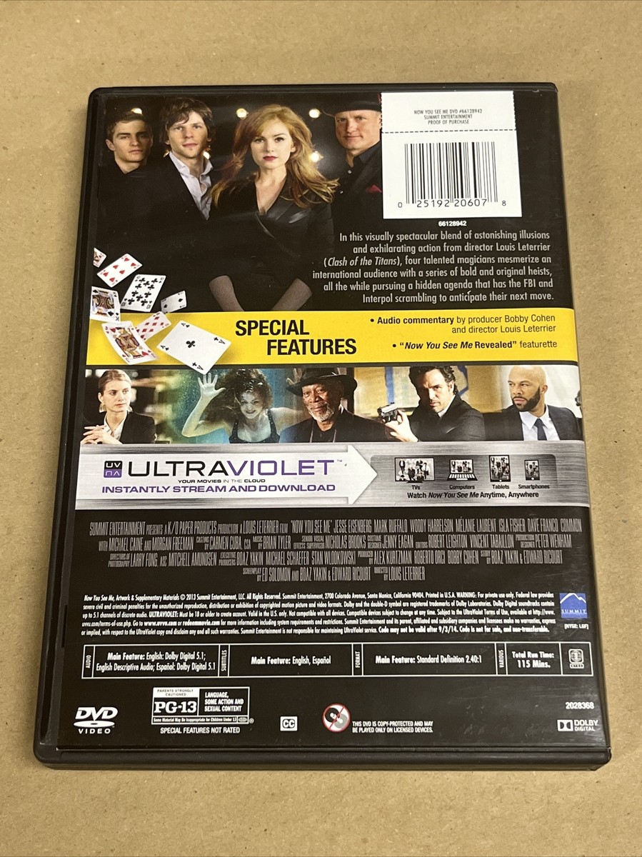 Now You See Me (DVD, 2013) | eBay