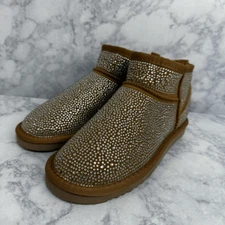 INC Women’s Boots sz 7 Shearling Style Ankle Winter & Snow Boots NEW K681