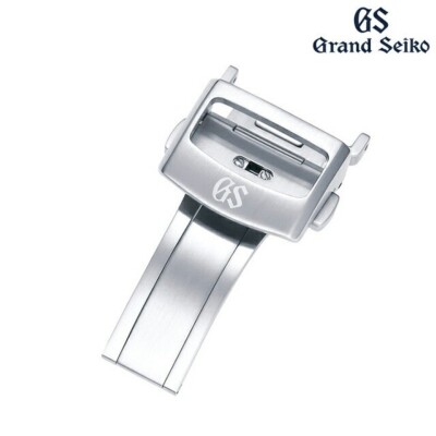 グランドセイコー Dバックル SS R0101AC-BK00 18mm GSロゴ Grand Seiko Watch Deployant Buckle Clasp 18mm Band Strap GS
