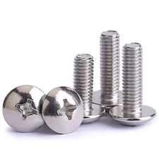 M4 M5 M6 Phillips Machine Pan Truss Head Screws Bolts A1 201 Stainless Steel