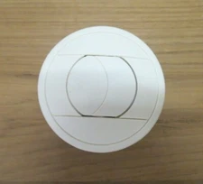 GRADY WHITE ROUND GLOBAL GRILL 2" w/ HOSE ADAPTER (GW CREAM COLOR) DOMETIC 