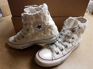 scarpe converse con pelo