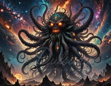 Giant Monster Digital Image Picture Photo Wallpaper Background AI Art