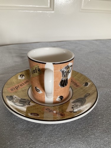 Royal Doulton Espresso Cup & Saucer Coffee Time Fine China - Picture 4 of 6