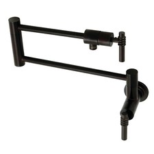 KS4105ML Wall Mount Pot Filler, Oil Rubbed Bronze, Bronze