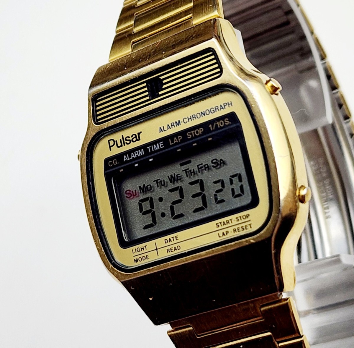 Men's Vintage 1990 DIGITAL Watch PULSAR Y709-5049. Alarm