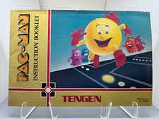 ORIGINAL Nintendo NES PAC-MAN BLACK CART Instruction Booklet Manual Book Only