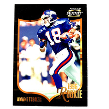Amani Toomer 1996 Pinnacle Summit Rookie Card #164 NFL New York Giants. rookie card picture