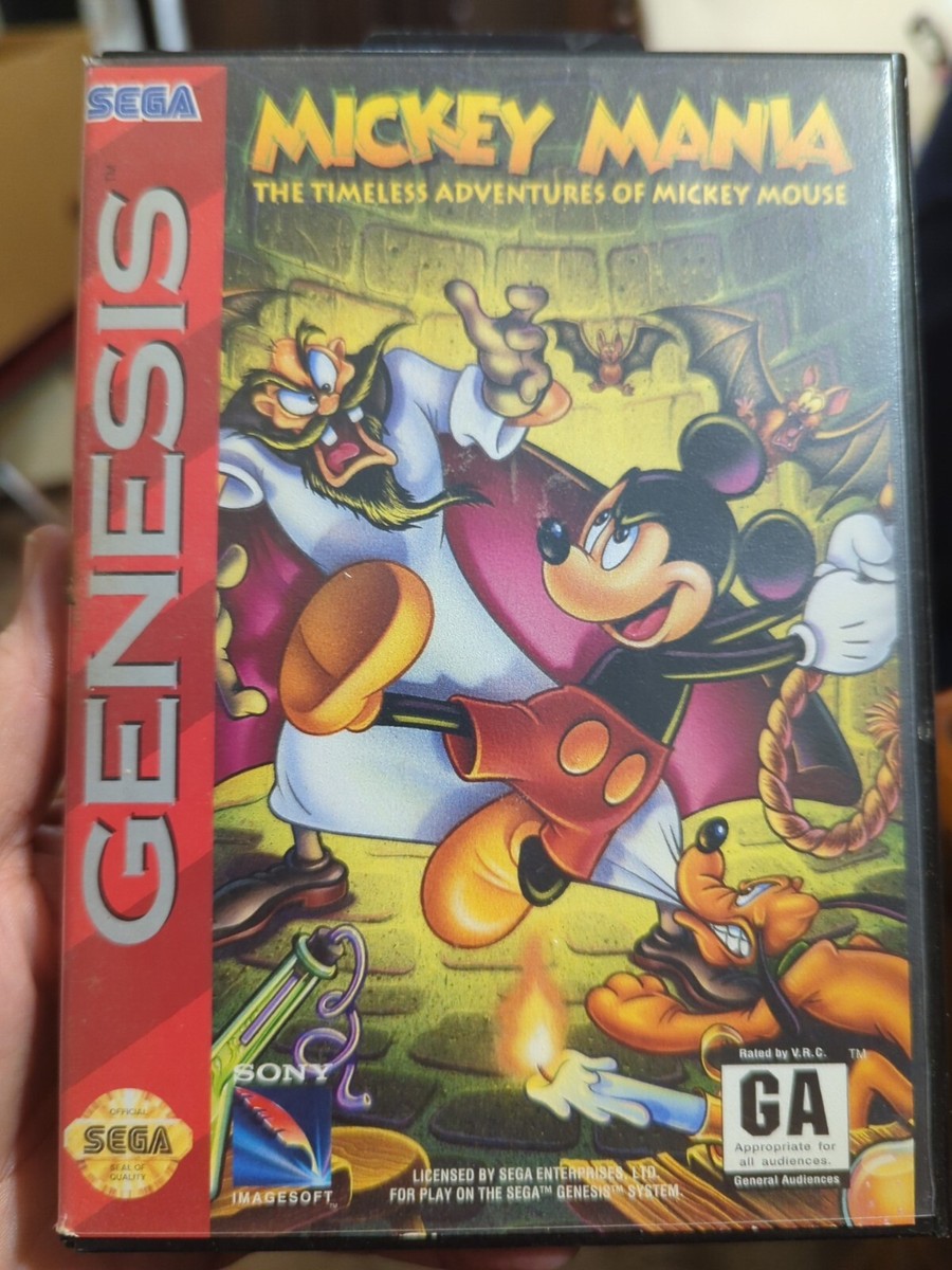 Mickey Mania The Timeless Adventures of Micky Mouse Sega Genesis