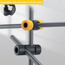 Dual Head Knob Swivel Clamp Head Holder Bracket Photography Overhead Shooting