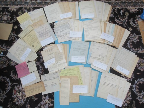 WWII Lot 150+ Pgs Major Jules W. Aubry 1940s-Orders-Courses-Pay-Exams-More