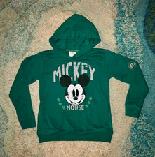 Disney 100 Years of Wonder Mickey Mouse Kids Green Hoodie Kids 10