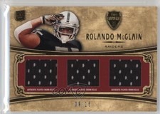 2010 Topps Supreme Rookie Triple Relics 9/15 Rolando McClain #SRTR-RMC 2a8