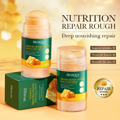 Shengsu E Manuka Honey Anti-Cracking Moisturizing Hand Cream and Smooth.