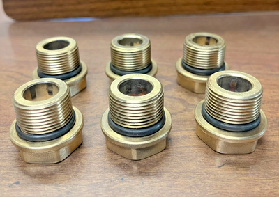 #ad General Pump TX1813 Pressure Washer Pump Manifold Valve Cap Brass 6 Pack $75.67