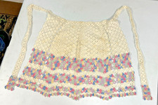 Vintage Crocheted 1/2 Apron