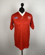 Maglia calcio vintage TPI Tarup-Paarup Danimarca club match worn #3 taglia XL