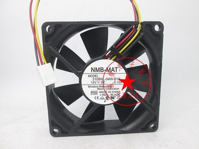 1PC   3108NL-04W-B19 12V 0.12A 80*80*20MM 3-wire cooling fan  #lk