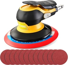 Low noise 5/6 Inch DA Sander for Auto Body - Lightweight, Powerful random orbita