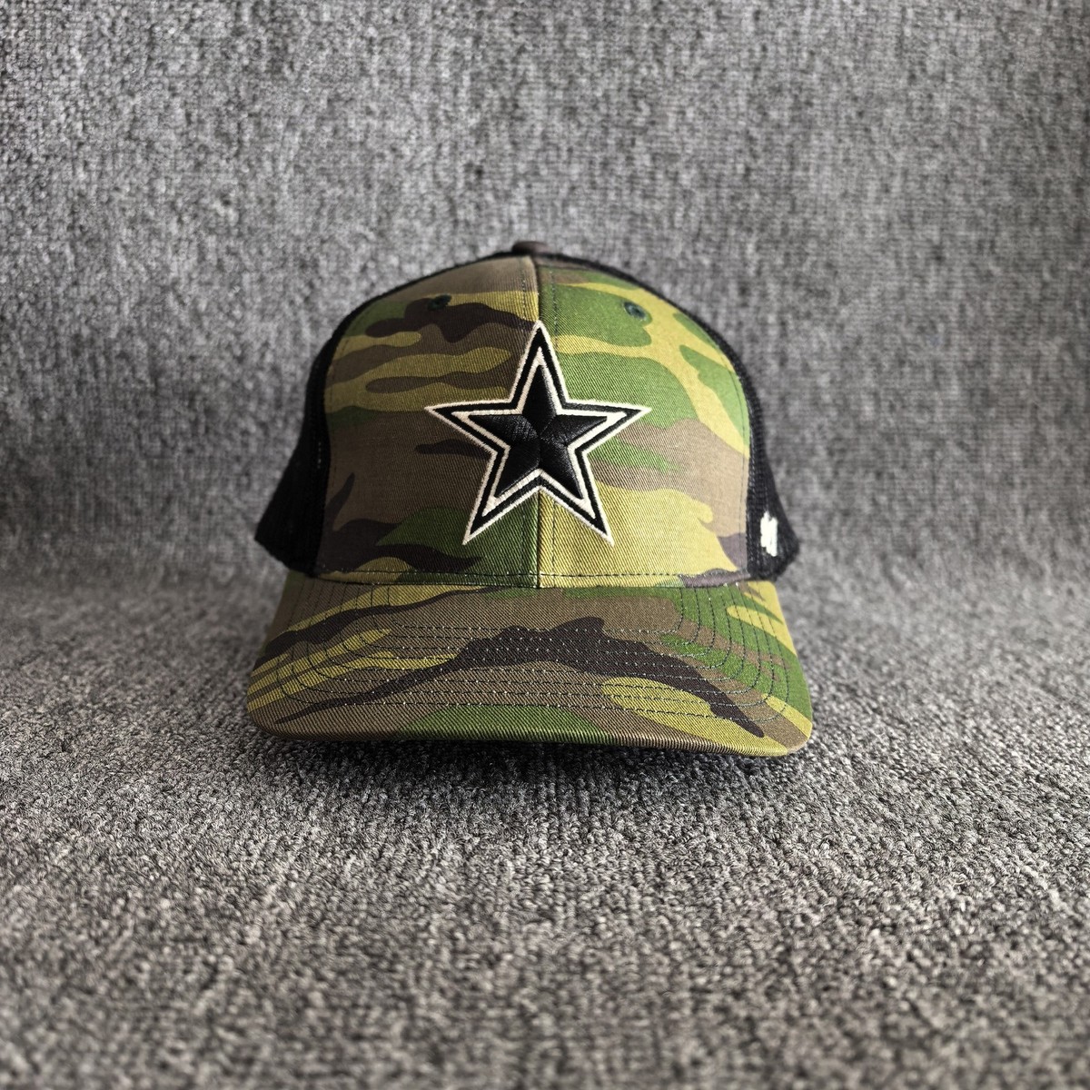 '47 Brand Dallas Cowboys Camo Trucker Hat Strapback One Size NFL