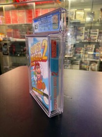NES Super Mario Bros 2 CIB NOT Sealed graded CGC 8.5 With 9.6 Cartridge