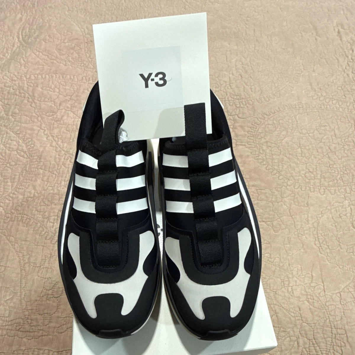 Adidas Y-3 Qisan Cozy Black Chalk Pearl for sale | eBay
