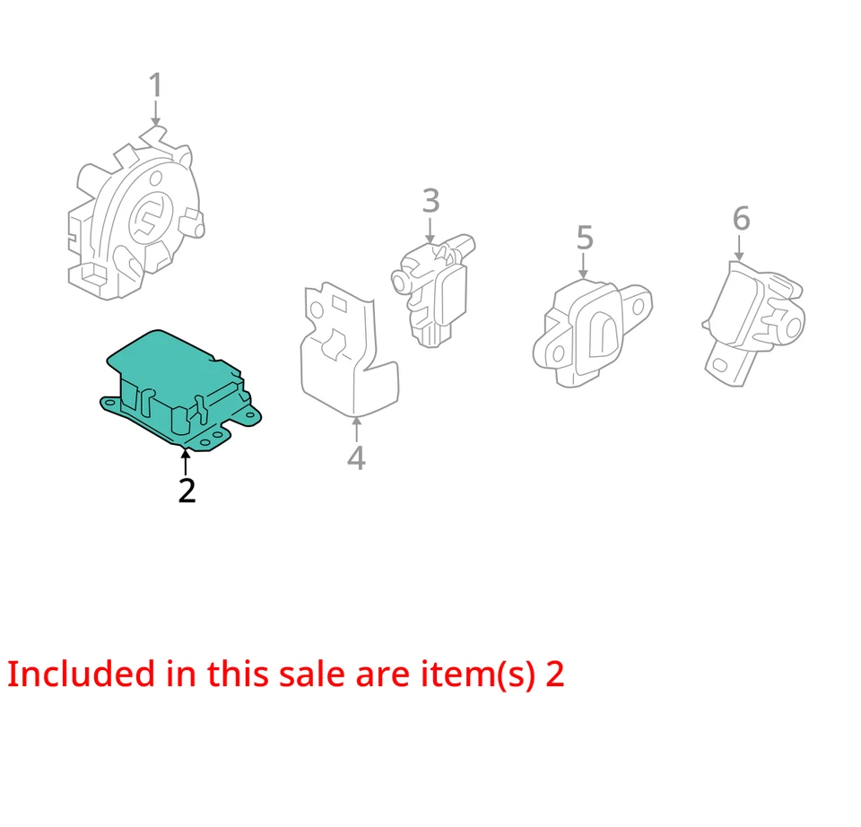 Chassis ECM Air Bag Center Console Fits 17-20 INFINITI Q50 797262 Foto 2 de 4