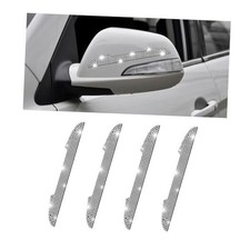 4PCS Bling Car Door Handle Scratch Protector, Crystal Rhinestone Sticker White
