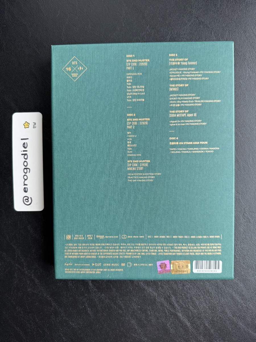 BTS Official Memories of 2016 DVD, V JHOPE JIN Group Photocard [US