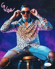 Grayson Waller Funhouse metallic 8x10 - JSA NXT WWE photo signed auto autographe