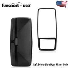 Driver Side Door Mirror For 2008 - 2023 ISUZU NPR NPR-HD NQR NRR Manual Mirror