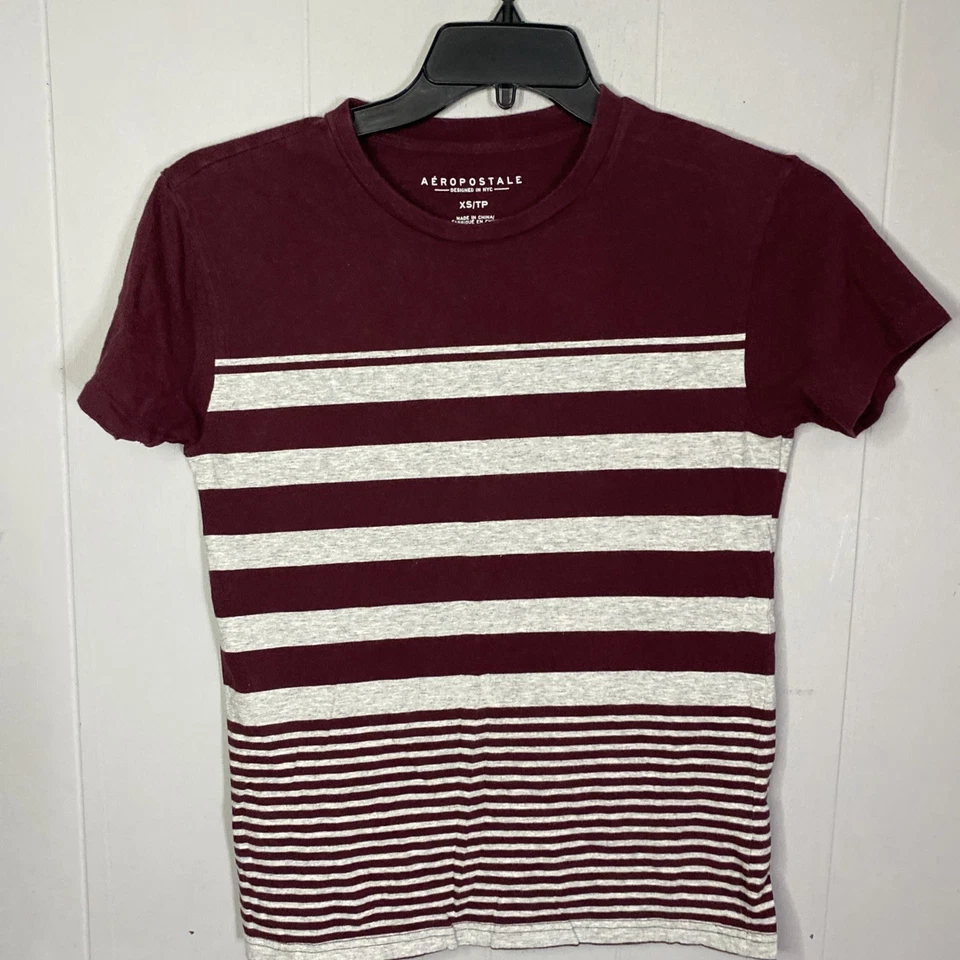 Camiseta Y2K Aeropostale Hombre Musculosa XS/TP Rayas 18x24 Foto 3 de 4