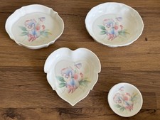Aynsley Little Sweetheart Bone China - Bundle Of 4 Trinket Dishes/ Plates