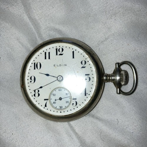 Elgin 19J A5P BW Raymond Railroad Grade Antique Pocket Watch 16s Not Run