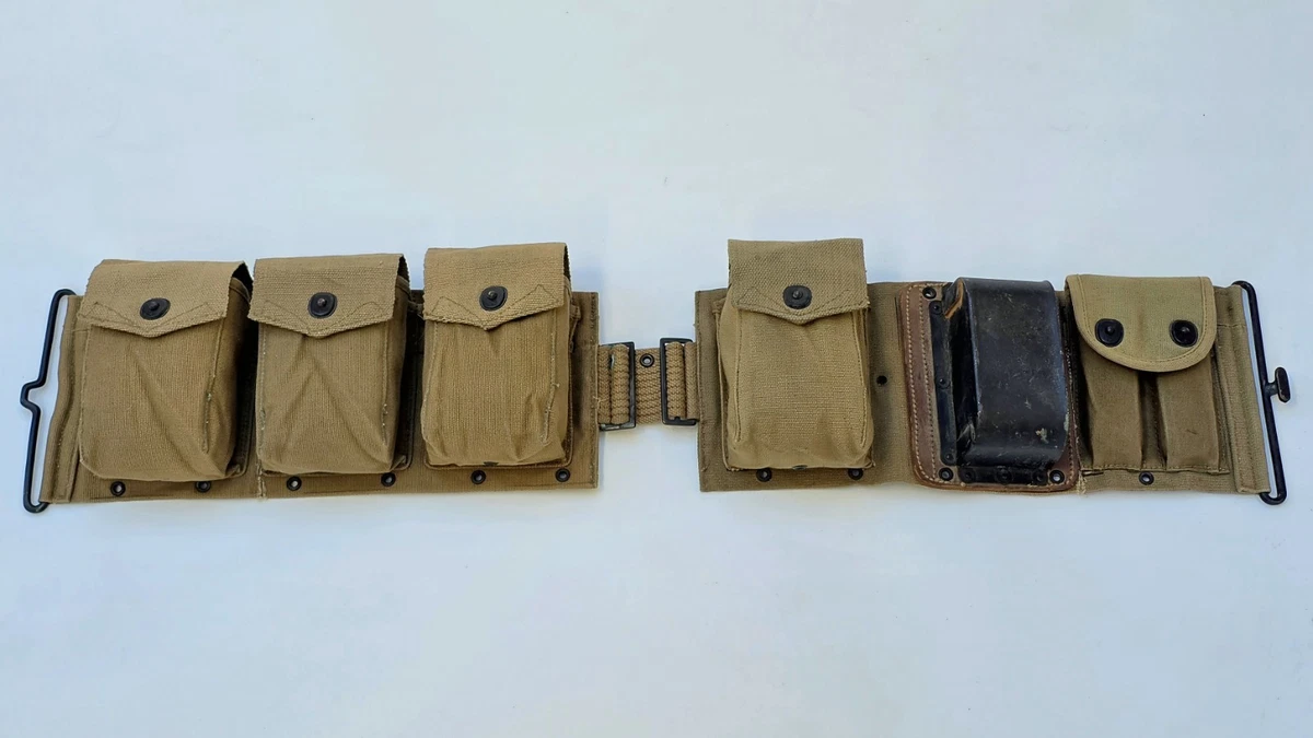 米軍実物　WW1 WW2 M1918 BARガンナーベルト 送料無料 BAR Belt Indiana Original WWI US Personal & Field Gear for sale | eBay