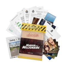 Cryptic Killers Unsolved Murder Mystery Millionaire Cold Case Files Game Party