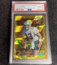 Dan Marino PSA 10 Gem Mint 1997 Premiere Club #1 Score Team Collection Pop 6 HOF