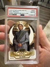 2025 STAR WARS MEIYO BAIL /50 ORGANA REBEL HONOR DIE-CUT VAR POP 1 PSA 8