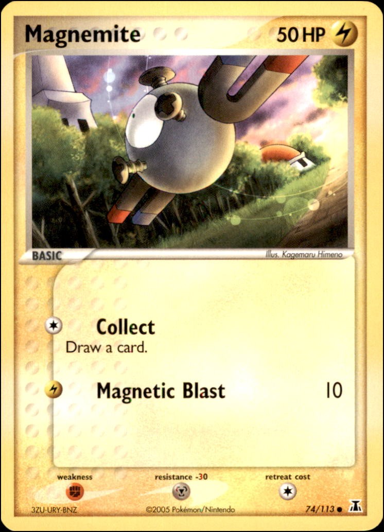Pokemon - Magnemite #74/113 - Delta Species Common
