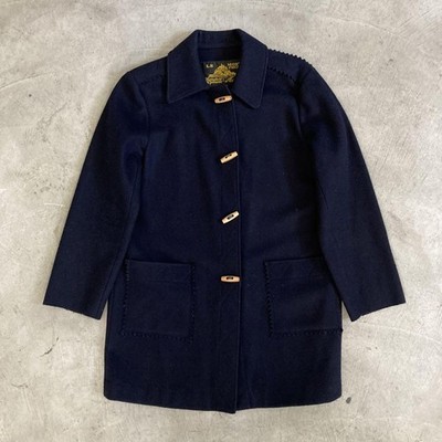 Navy Wool Toggle Coat by LE MONT St MICHEL, Size 38
