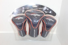 Team Golf NFL Denver Broncos 3 Pack Golf Club Headcovers Driver Fairway Hybrid