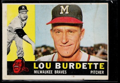1960 Topps #70 Lew Burdette VGEX (HUCK'S)